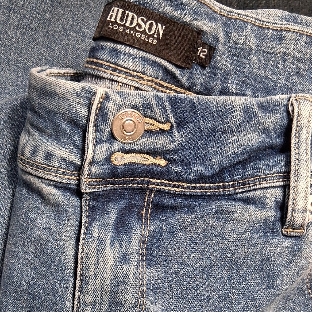 Hudson Jeans Women's Straight Leg Blue Denim